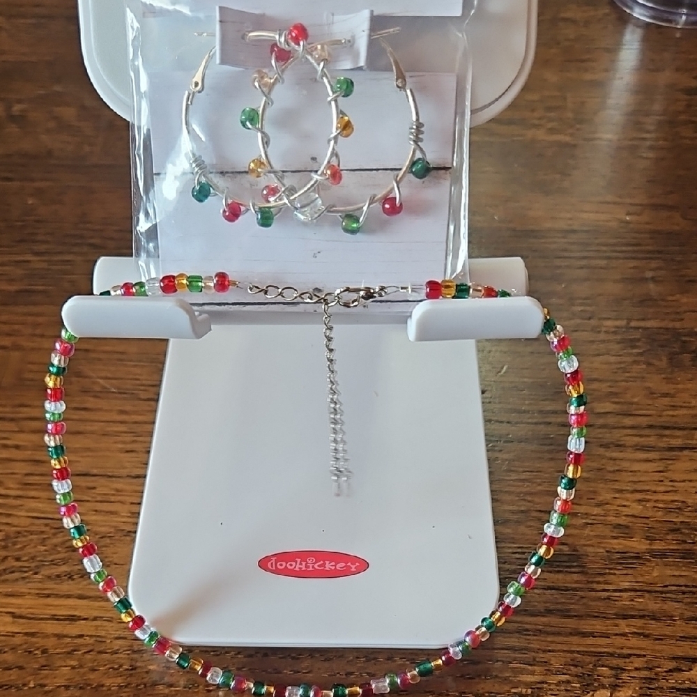 Handmade Colorful Beaded Jewelry Set